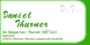 daniel thurner business card